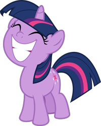 Size: 7356x9216 | Tagged: safe, derpibooru import, twilight sparkle, pony, unicorn, cute, eyes closed, female, filly, filly twilight sparkle, foal, grin, simple background, smiling, solo, transparent background, twiabetes, vector, younger