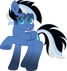 Size: 4371x4625 | Tagged: safe, artist:lincolnbrewsterfan, derpibooru exclusive, derpibooru import, oc, oc only, pegasus, pony, .svg available, 2023 community collab, blue eyes, cute smile, derpibooru community collaboration, folded wings, happy, hoof heart, inkscape, looking at you, male, movie accurate, multicolored mane, multicolored tail, no base, pegasus oc, poison joke, raised hoof, raised leg, simple background, smiley face, smiling, smiling at you, stallion, stallion oc, striped mane, striped tail, svg, tail, teeth, transparent background, underhoof, unnamed oc, vector, wings