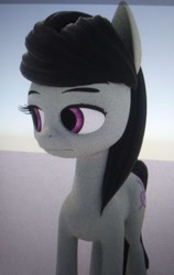 Size: 1711x2700 | Tagged: safe, artist:styroponyworks, derpibooru import, octavia melody, 3d, photo, picture of a screen, solo