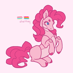 Size: 700x700 | Tagged: safe, derpibooru import, pinkie pie, earth pony, pony, genderflux, genderflux pride flag, headcanon, lgbt headcanon, pansexual, pansexual pride flag, pride, pride flag