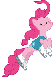 Size: 3000x4285 | Tagged: safe, artist:cloudyglow, derpibooru import, pinkie pie, winter wrap up, .ai available, simple background, solo, transparent background, vector