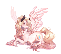 Size: 1929x1700 | Tagged: safe, artist:shady-bush, derpibooru import, oc, pegasus, pony, female, lying down, mare, prone, simple background, solo, tongue, tongue out, white background