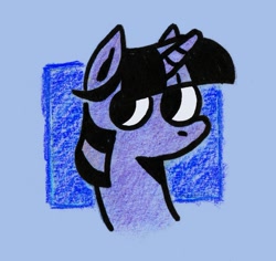 Size: 1324x1249 | Tagged: safe, artist:horsewizardart, derpibooru import, twilight sparkle, pony, minimalist, solo