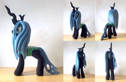 Size: 3082x2027 | Tagged: safe, artist:azdaracylius, derpibooru import, queen chrysalis, changeling, changeling queen, irl, photo, plushie, solo