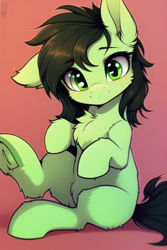 Size: 512x768 | Tagged: safe, derpibooru import, machine learning generated, oc, oc:anon filly, earth pony, chest fluff, cute, female, filly, foal