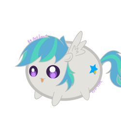 Size: 2560x2560 | Tagged: safe, artist:lancy, derpibooru import, oc, oc only, oc:lancy, pegasus, pony, chibi, full body, pegasus oc, simple background, solo, standing, white background