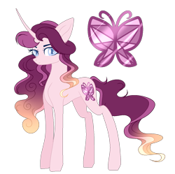 Size: 1275x1269 | Tagged: safe, artist:existencecosmos188, derpibooru import, oc, oc only, alicorn, pony, female, long legs, magical lesbian spawn, mare, offspring, parent:fluttershy, parent:princess cadance, simple background, slim, solo, transparent background