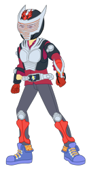 Size: 1900x3629 | Tagged: safe, artist:gmaplay, derpibooru import, flash sentry, better together, cheer you on, equestria girls, converse, kamen rider, kamen rider ryuki, shoes, simple background, solo, transparent background