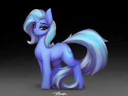 Size: 3680x2764 | Tagged: safe, artist:dacsy, derpibooru import, trixie, pony, unicorn, female, gradient background, mare, solo