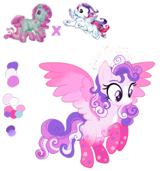 Size: 2343x2500 | Tagged: safe, artist:vernorexia, derpibooru import, minty, oc, angel, pegasus, pony, g3, g4, adoptable, blaze (coat marking), coat markings, colored wings, commission, curly hair, curly mane, facial markings, gradient wings, halo, simple background, snow'el ii, solo, transparent background, wings, winter, winter minty