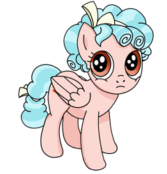 Size: 5635x5875 | Tagged: safe, artist:aldaplayer, derpibooru import, idw, cozy glow, pegasus, pony, bow, cozybetes, cute, folded wings, freckles, hair bow, redraw, simple background, solo, transparent background, wings