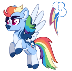 Size: 1028x1010 | Tagged: safe, artist:twilightpriincess, derpibooru import, rainbow dash, pony, alternate design, simple background, solo, transparent background