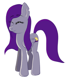 Size: 348x400 | Tagged: artist needed, safe, derpibooru import, oc, oc only, oc:dawn (project horizons), pegasus, pony, fallout equestria, fallout equestria: project horizons, cute, fanfic art, female, happy, mare, milf, mother, purple mane, simple background, smiling, solo, squint, transparent background