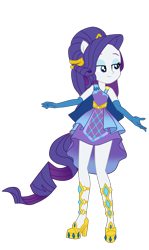 Size: 2427x4070 | Tagged: safe, artist:gmaplay, derpibooru import, rarity, equestria girls, equestria girls series, forgotten friendship, alternate hairstyle, beautiful, bedroom eyes, belt, blue eyes, blue eyeshadow, cape, eyeshadow, gloves, grin, high heels, jewelry, leg bracelet, long gloves, lovely, ponied up, pony ears, pretty, purple hair, shoes, simple background, sleeveless, solo, super ponied up, tiara, toga, transparent background, white skin