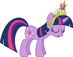 Size: 3500x2744 | Tagged: safe, artist:starryshineviolet, derpibooru import, twilight sparkle, unicorn twilight, pony, unicorn, g4, the return of harmony, big crown thingy, depressed, element of magic, female, high res, jewelry, mare, open mouth, regalia, sad, simple background, solo, transparent background, vector