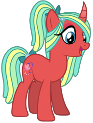 Size: 1144x1503 | Tagged: safe, artist:starryoak, derpibooru import, lily lightly, pony, unicorn, curved horn, female, horn, simple background, solo, transparent background