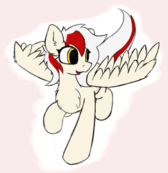 Size: 2854x2953 | Tagged: safe, artist:monycaalot, derpibooru exclusive, derpibooru import, oc, oc only, oc:awya lightfeather, pegasus, pony, colored sketch, female, pegasus oc, simple background, solo, white background