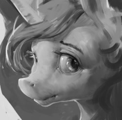 Size: 1010x993 | Tagged: safe, artist:inkhooves, derpibooru import, princess celestia, alicorn, pony, bust, female, grayscale, mare, monochrome, solo