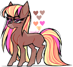 Size: 1262x1165 | Tagged: safe, artist:conflei, derpibooru import, oc, oc only, earth pony, pony, earth pony oc, eyelashes, female, frown, heart, heart eyes, mare, simple background, solo, transparent background, wingding eyes