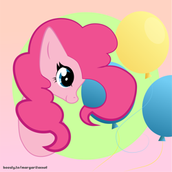 Size: 4001x4001 | Tagged: safe, derpibooru import, pinkie pie, earth pony, pony, bust, solo