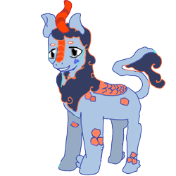 Size: 800x800 | Tagged: safe, derpibooru import, oc, oc only, kirin, 2023 community collab, derpibooru community collaboration, kirin oc, simple background, solo, transparent background