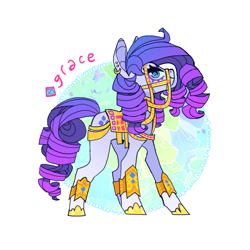 Size: 851x851 | Tagged: safe, artist:batthsalts, derpibooru import, rarity, pony, clothes, female, solo