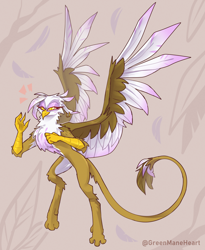 Size: 3656x4464 | Tagged: safe, artist:greenmaneheart, derpibooru import, gilda, griffon, solo