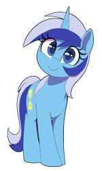 Size: 600x1000 | Tagged: safe, artist:thebatfang, derpibooru import, minuette, pony, unicorn, cute, female, head tilt, looking at you, mare, minubetes, simple background, smiling, smiling at you, solo, transparent background