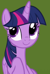 Size: 261x385 | Tagged: safe, derpibooru import, screencap, twilight sparkle, twilight sparkle (alicorn), alicorn, pony, fame and misfortune, season 7, adorkable, animated, cropped, cute, dork, female, gif, mare, smiling, solo, twiabetes