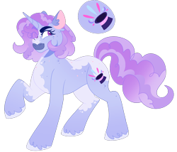 Size: 1440x1233 | Tagged: safe, artist:twilightpriincess, derpibooru import, oc, pony, unicorn, female, magical lesbian spawn, mare, offspring, parent:pinkie pie, parent:trixie, parents:trixiepie, simple background, solo, transparent background