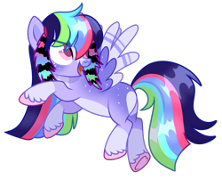 Size: 1158x932 | Tagged: safe, artist:twilightpriincess, derpibooru import, oc, pegasus, pony, female, magical lesbian spawn, mare, offspring, parent:rainbow dash, parent:twilight sparkle, parents:twidash, simple background, solo, transparent background