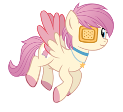 Size: 879x800 | Tagged: safe, artist:jennieoo, derpibooru import, oc, oc:gentle star, pegasus, pony, eyepatch, flying, jewelry, looking at you, necklace, show accurate, simple background, sketch, smiling, smiling at you, solo, spread wings, transparent background, wings