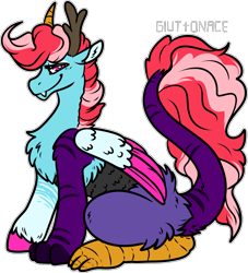 Size: 1669x1842 | Tagged: safe, artist:sexygoatgod, derpibooru import, oc, oc only, oc:sprinkled delirium, draconequus, hybrid, adoptable, crack ship offspring, interspecies offspring, offspring, parent:cup cake, parent:discord, simple background, solo, transparent background