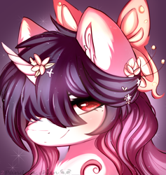 Size: 2500x2640 | Tagged: safe, artist:2pandita, derpibooru import, oc, pony, unicorn, bust, female, mare, portrait, solo