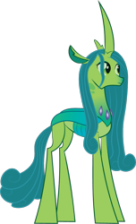 Size: 689x1136 | Tagged: safe, artist:prixy05, derpibooru import, queen chrysalis, changedling, changeling, purified chrysalis, simple background, solo, transparent background