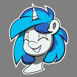 Size: 1000x1000 | Tagged: safe, artist:la hum, derpibooru import, dj pon-3, vinyl scratch, unicorn, female, mare