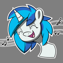 Size: 1000x1000 | Tagged: safe, artist:la hum, derpibooru import, dj pon-3, vinyl scratch, unicorn, female, mare