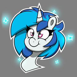 Size: 811x811 | Tagged: safe, artist:la hum, derpibooru import, dj pon-3, vinyl scratch, unicorn, female, mare