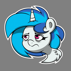 Size: 811x811 | Tagged: safe, artist:la hum, derpibooru import, dj pon-3, vinyl scratch, unicorn, female, mare