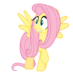 Size: 1024x1024 | Tagged: safe, artist:theaceofspadez, derpibooru import, fluttershy, pegasus, pony, female, mare, simple background, solo, transparent background, vector