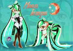 Size: 1280x886 | Tagged: safe, artist:emperor-anri, derpibooru import, oc, oc only, earth pony, pony, equestria girls, clothes, ethereal mane, eyelashes, female, headworn microphone, high heels, hoof on chest, hoof polish, mare, shoes, smiling, starry mane, zoom layer