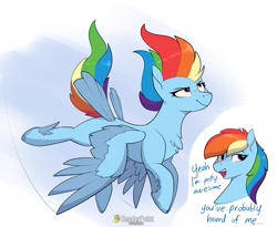 Size: 3408x2800 | Tagged: safe, artist:renderpoint, derpibooru import, rainbow dash, pegasus, pony, classical pegasus, solo