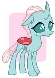 Size: 841x1188 | Tagged: safe, artist:s0ftserve, derpibooru import, ocellus, changedling, changeling, simple background, solo, transparent background