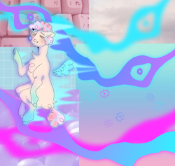 Size: 1156x1094 | Tagged: safe, artist:lanternik, derpibooru import, oc, oc only, pegasus, pony, abstract background, chest fluff, floating wings, pegasus oc, raised hoof, raised leg, solo, wings