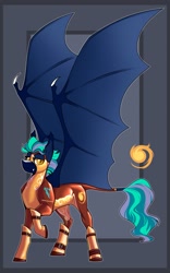 Size: 1281x2048 | Tagged: safe, artist:parrpitched, derpibooru import, oc, oc:aurora dusk(fireverse), bat pony, clothes, fireheart76's latex suit design, gloves, kink, latex, latex boots, latex gloves, latex suit, prisoners of the moon, rubber