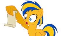 Size: 1280x640 | Tagged: safe, artist:mlpfan3991, derpibooru import, oc, oc only, oc:flare spark, pegasus, pony, facial expressions, female, open mouth, paper, shocked, shrunken pupils, simple background, solo, transparent background, wing hands, wings