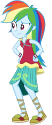 Size: 337x803 | Tagged: safe, artist:ajosterio, derpibooru import, rainbow dash, equestria girls, movie magic, spoiler:eqg specials, female, hand on hip, simple background, solo, transparent background, vector