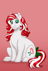 Size: 1957x2886 | Tagged: safe, artist:bellbell123, derpibooru import, pony, g3, candy cane (g3), female, gradient background, solo