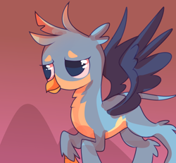 Size: 1080x1000 | Tagged: artist needed, safe, derpibooru import, gallus, griffon, male, solo