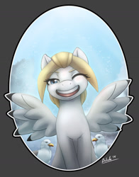 Size: 995x1269 | Tagged: safe, artist:balade, derpibooru import, oc, oc only, pegasus, pony, solo